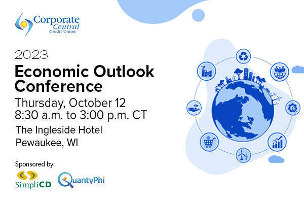 Corporate Central's 2023 Economic Outlook Conference sponsored by SimpliCD and QuantyPhi.